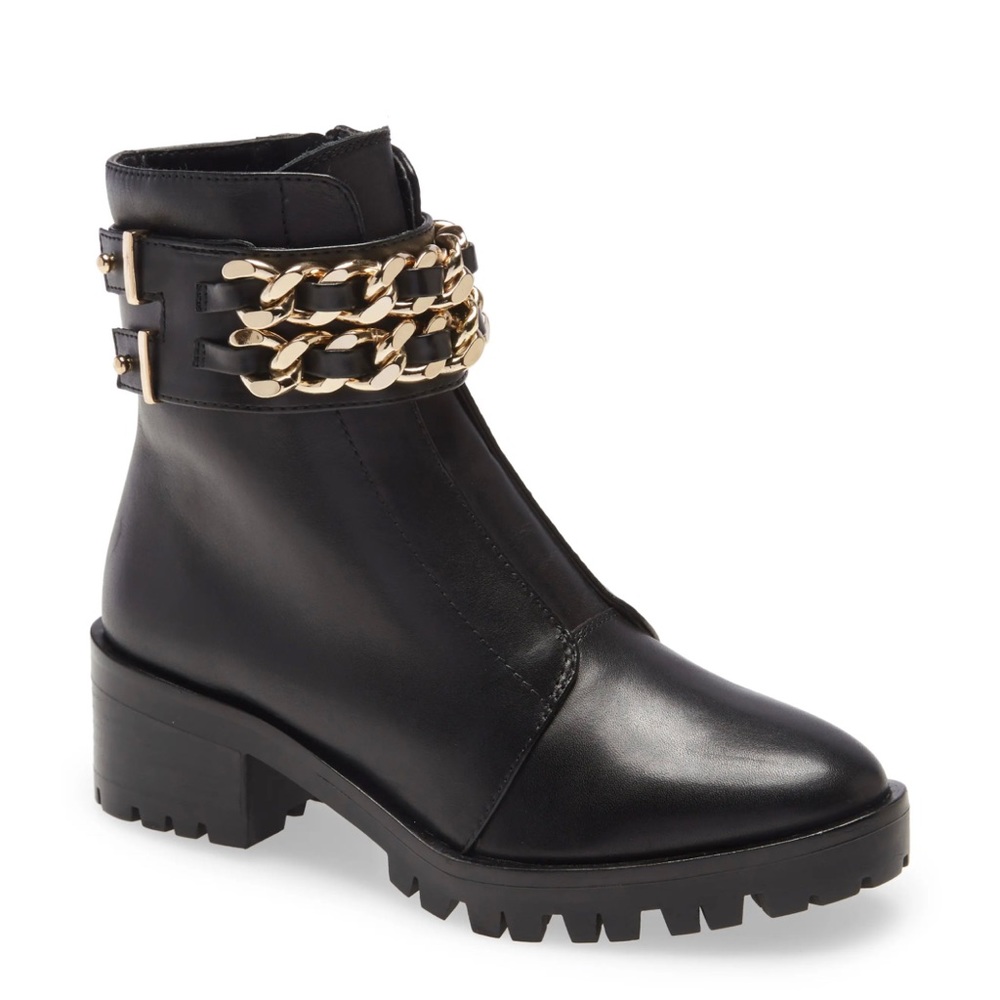 KARL LAGERFELD PARIS Palmer Combat Boot Size 6
